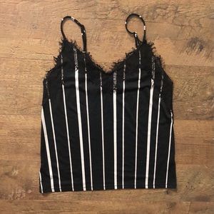 Lacey Pinstripe Tank